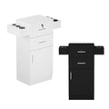 Lockable Salon Barber Cabinet with Large Storage and Tool Holders