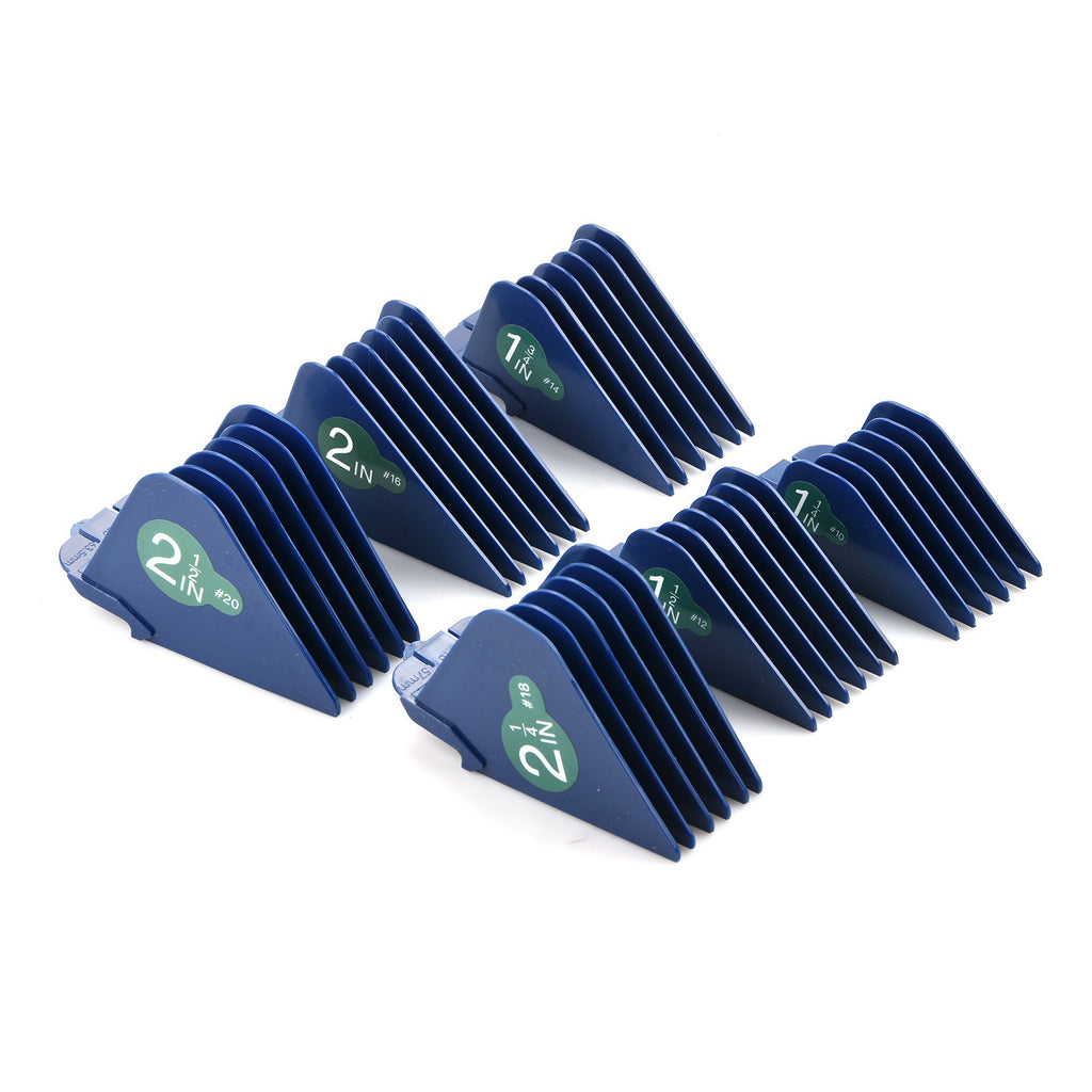 Plastic Clipper Guard Set for Hair Clippers 1.25-2.5 Inches - Wahl & Oster Compatible