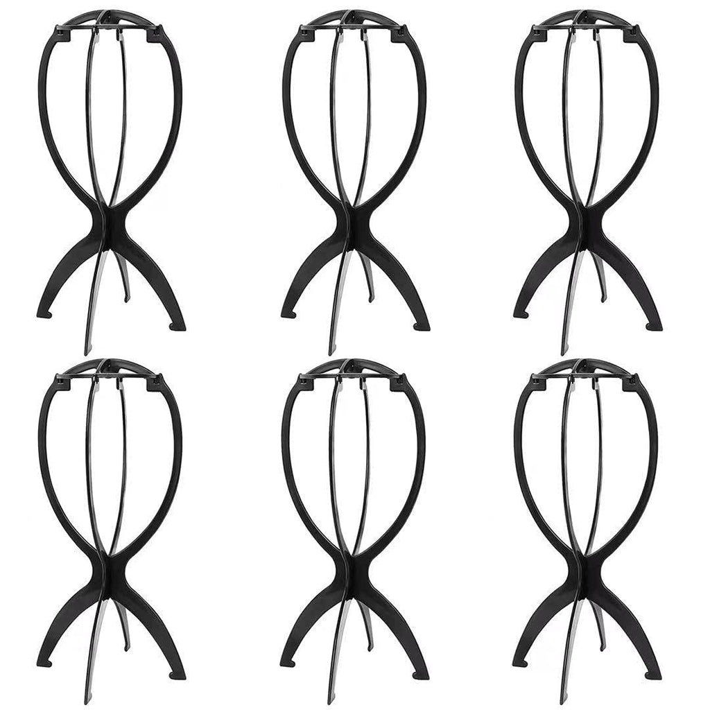 Portable Wig Stand Holder for 14.2 In Wigs - Collapsible & Travel-Friendly