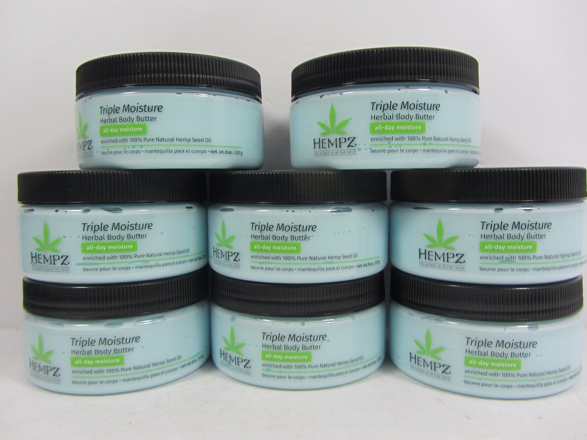 Hempz Triple Moisture Herbal Body Butter Set - 8 oz, 8 Pack