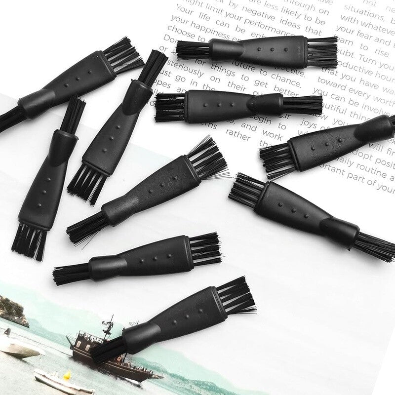 Electric Shaver & Razor Cleaning Brushes 10 Pack Double-Sided Soft Bristle