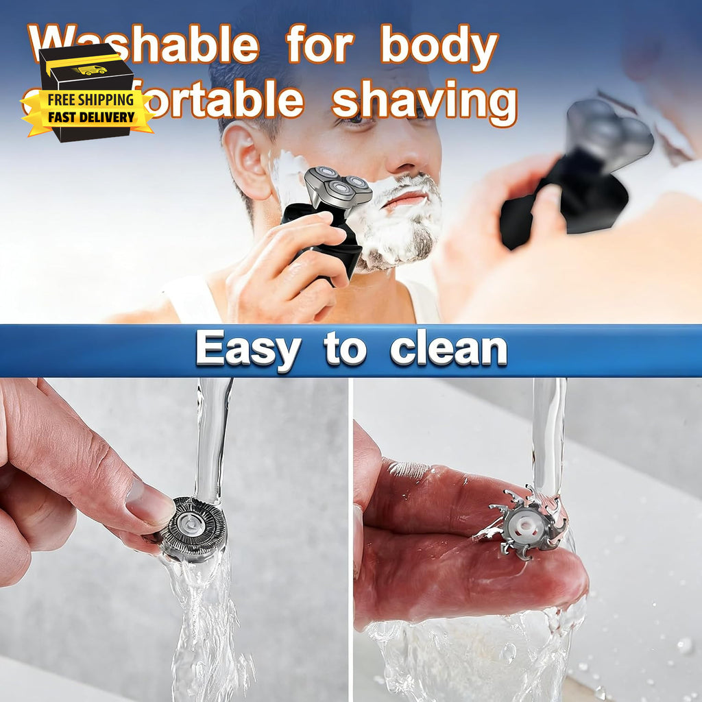 Replacement Blades for Skull Pitbull Shaver Gold/Silver/Platinum PRO - 4 Pack