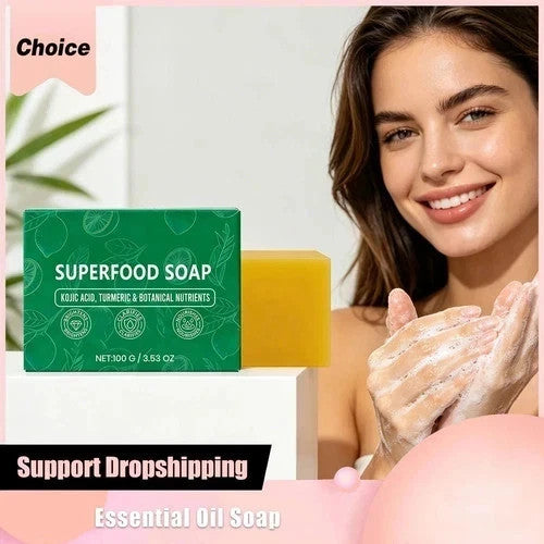 Turmeric Lemon Soap Bar - Natural Face Cleansing & Oil Control
