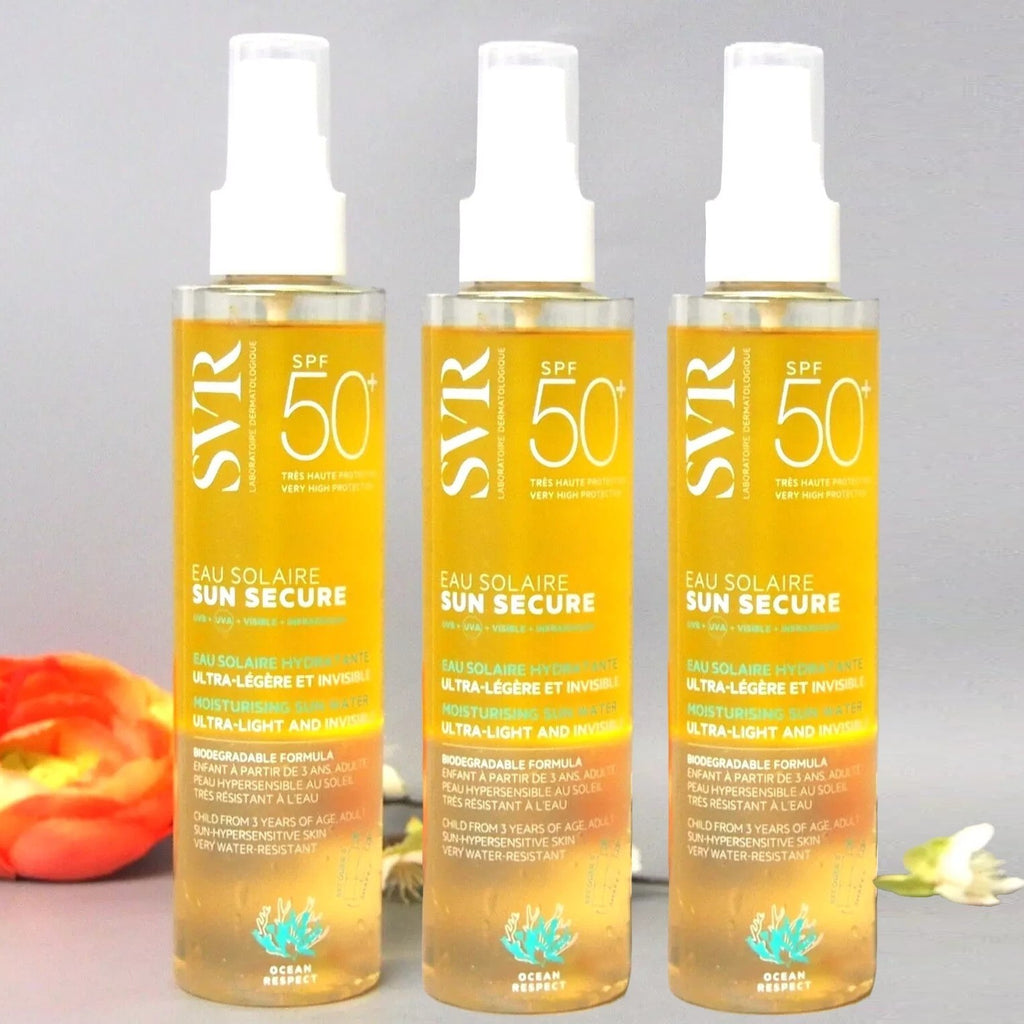 SPF50+ Water-Resistant Sunscreen Spray for Face & Body - 200ml, Pack of 3