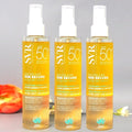 SPF50+ Water-Resistant Sunscreen Spray for Face & Body - 200ml, Pack of 3
