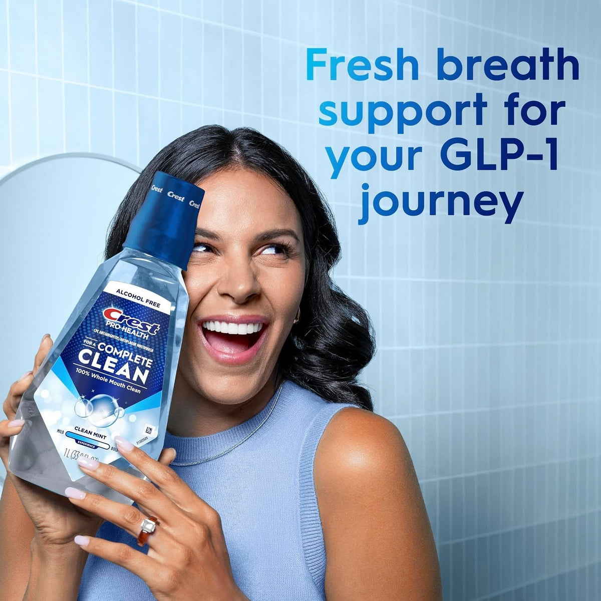 Crest ProHealth Multi-Protection Mouthwash with Clean Mint 1L