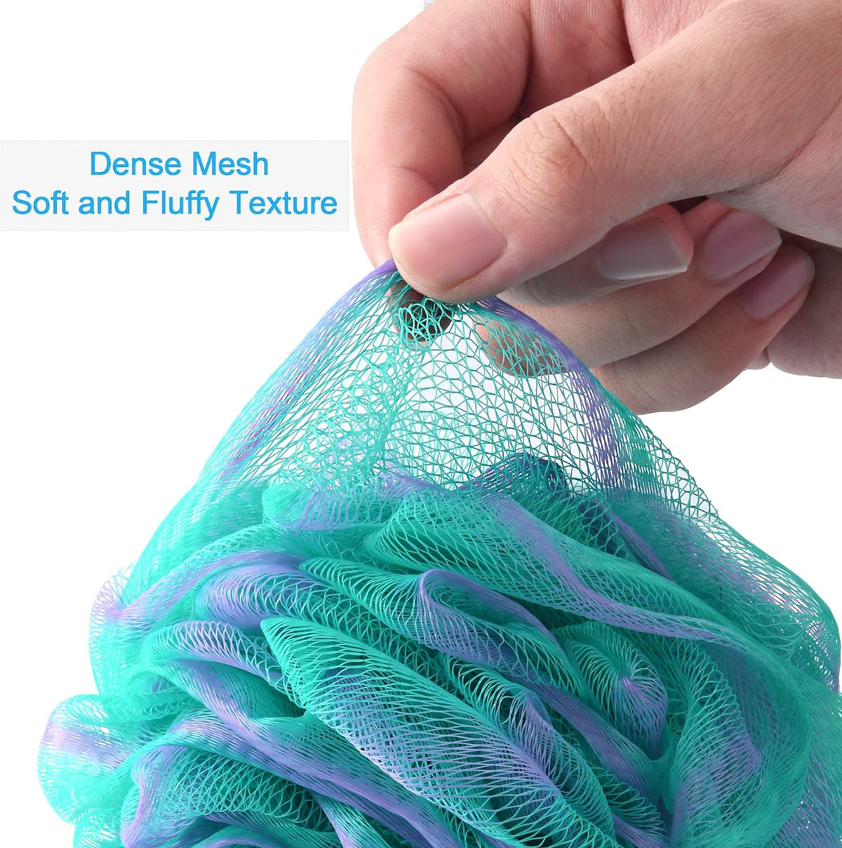 Exfoliating Bath Loofah Sponge - Large 75g Body Scrubber for Shower