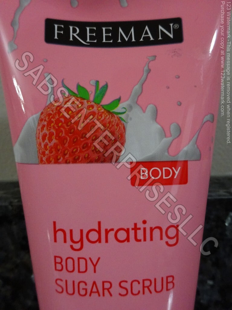 Hydrating Strawberry Milk Body Sugar Scrub - 6 fl oz, Pack of 5