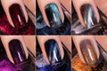 ILNP Coven Collection Nail Polish Set - Eerie Midnight Shades, 6 Colors