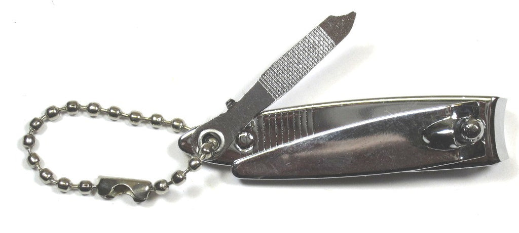 Wholesale Nail Clipper Set with File & Chain - Multiple Quantities Available