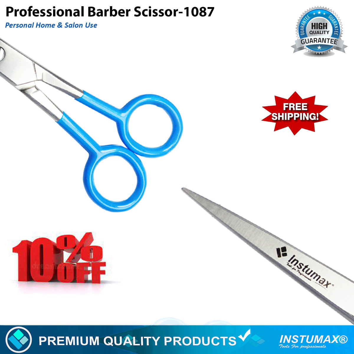 Professional Hairdressing Scissors 6.5 Inch German Steel New