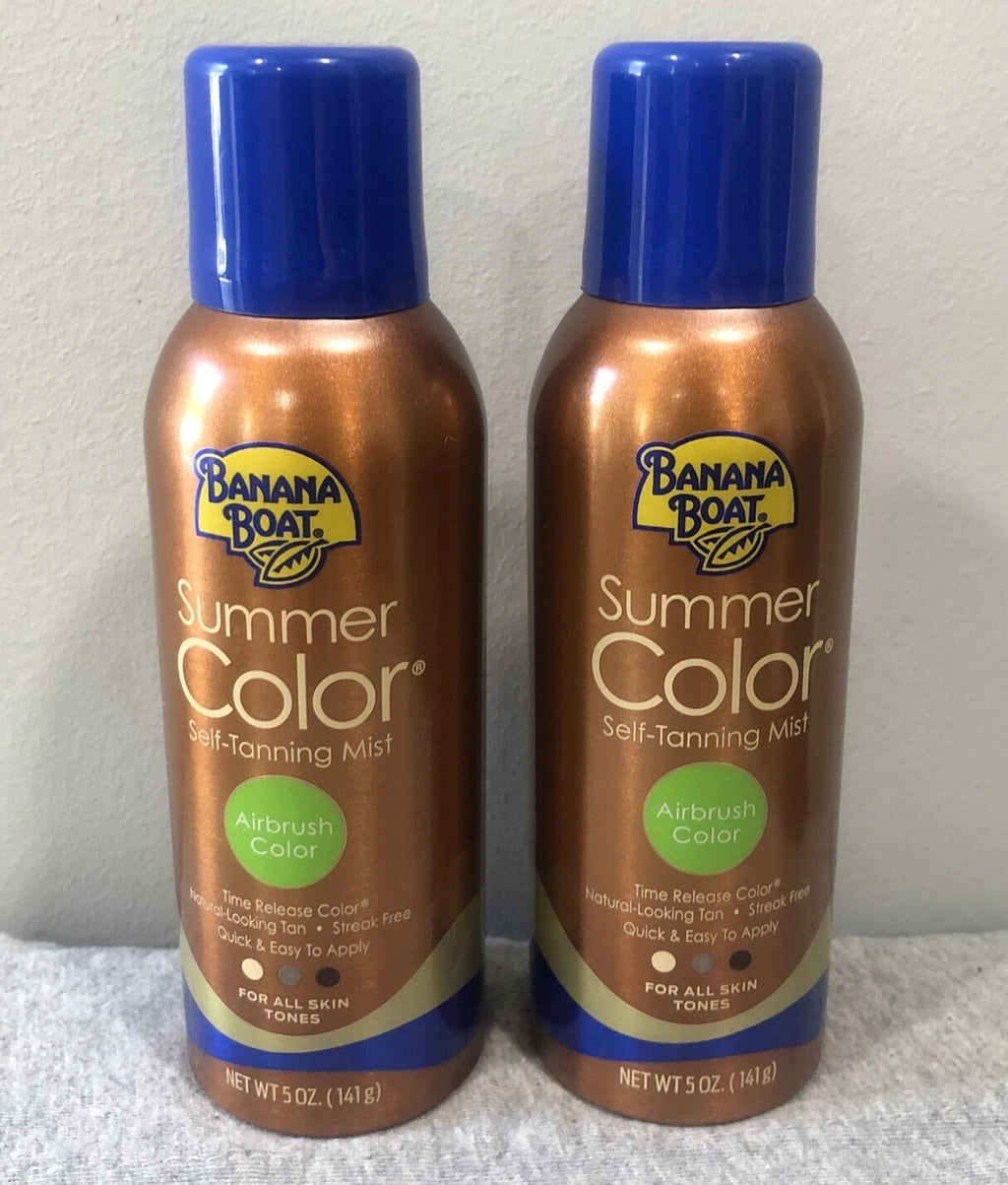 Self-Tanning Mist Set - All Skin Tones, 2 x 5oz Bottles for Sunless Tan