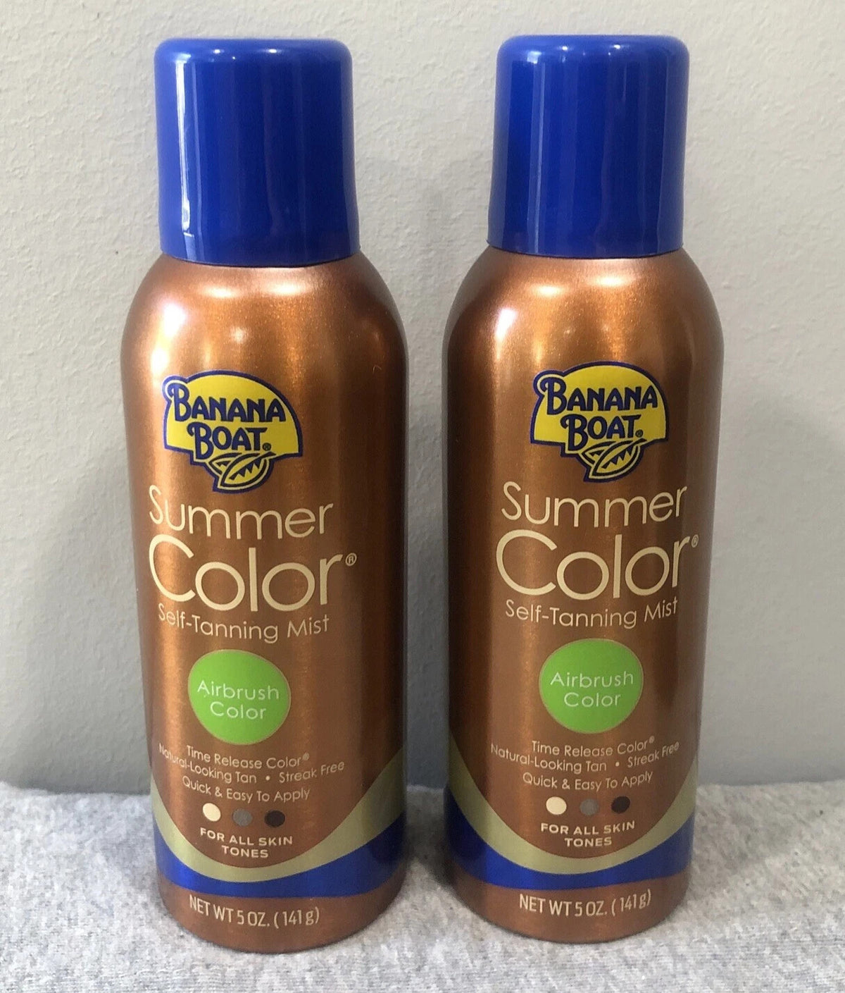 Self-Tanning Mist Set - All Skin Tones, 2 x 5oz Bottles for Sunless Tan