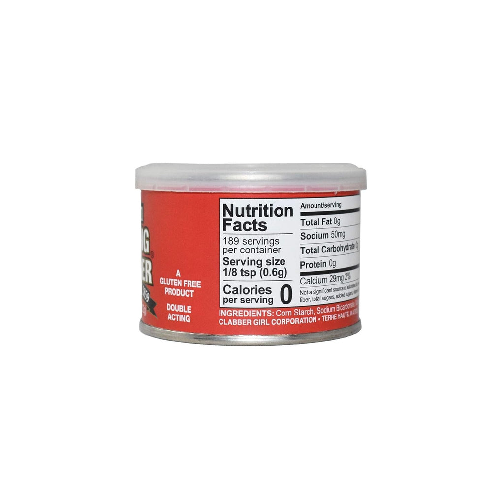 Baking Powder - Non-GMO, Gluten-Free, Kosher, Vegan, 4 Ounce Can