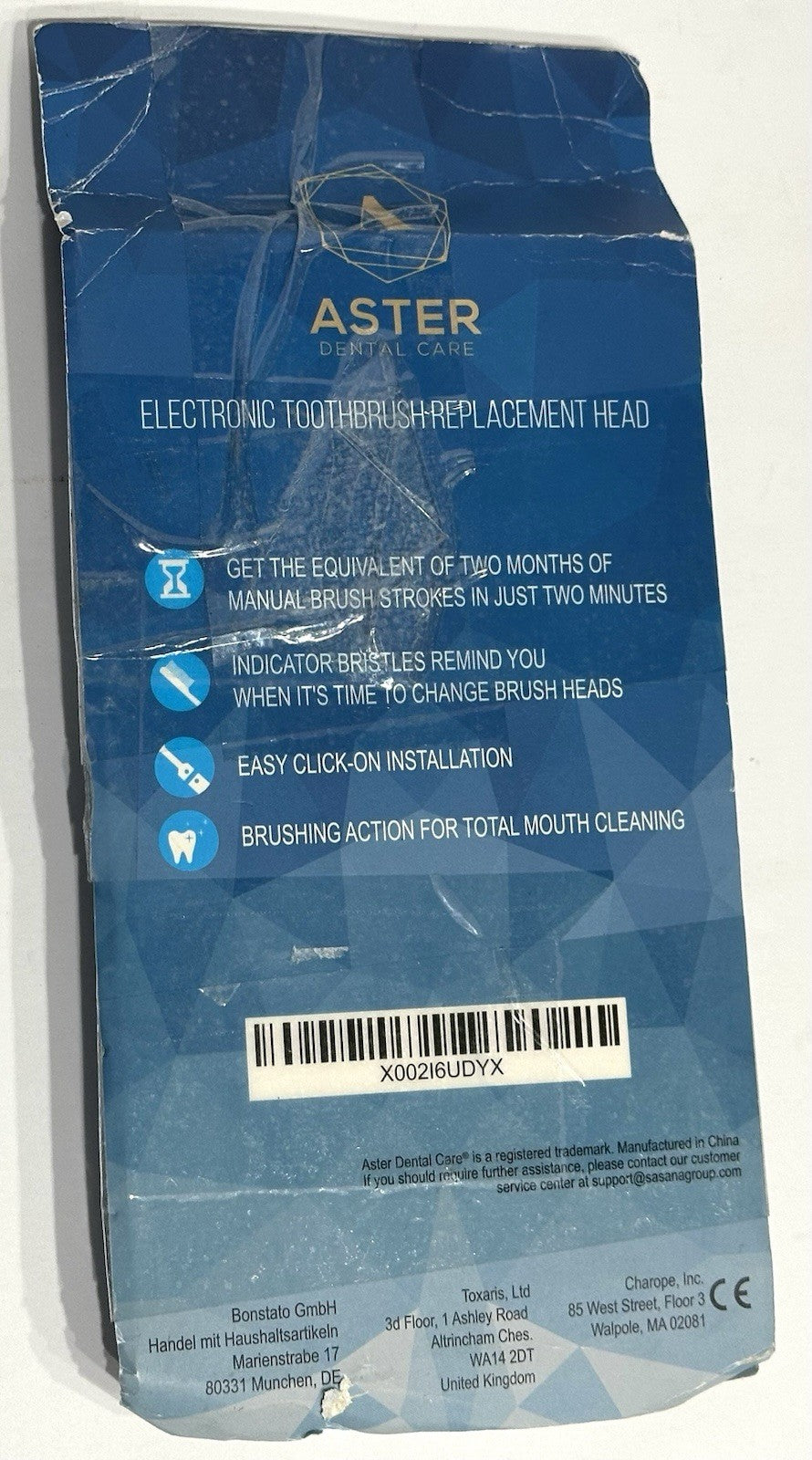 Aster Replacement Toothbrush Heads 15 Pack for Oral-B Braun - New