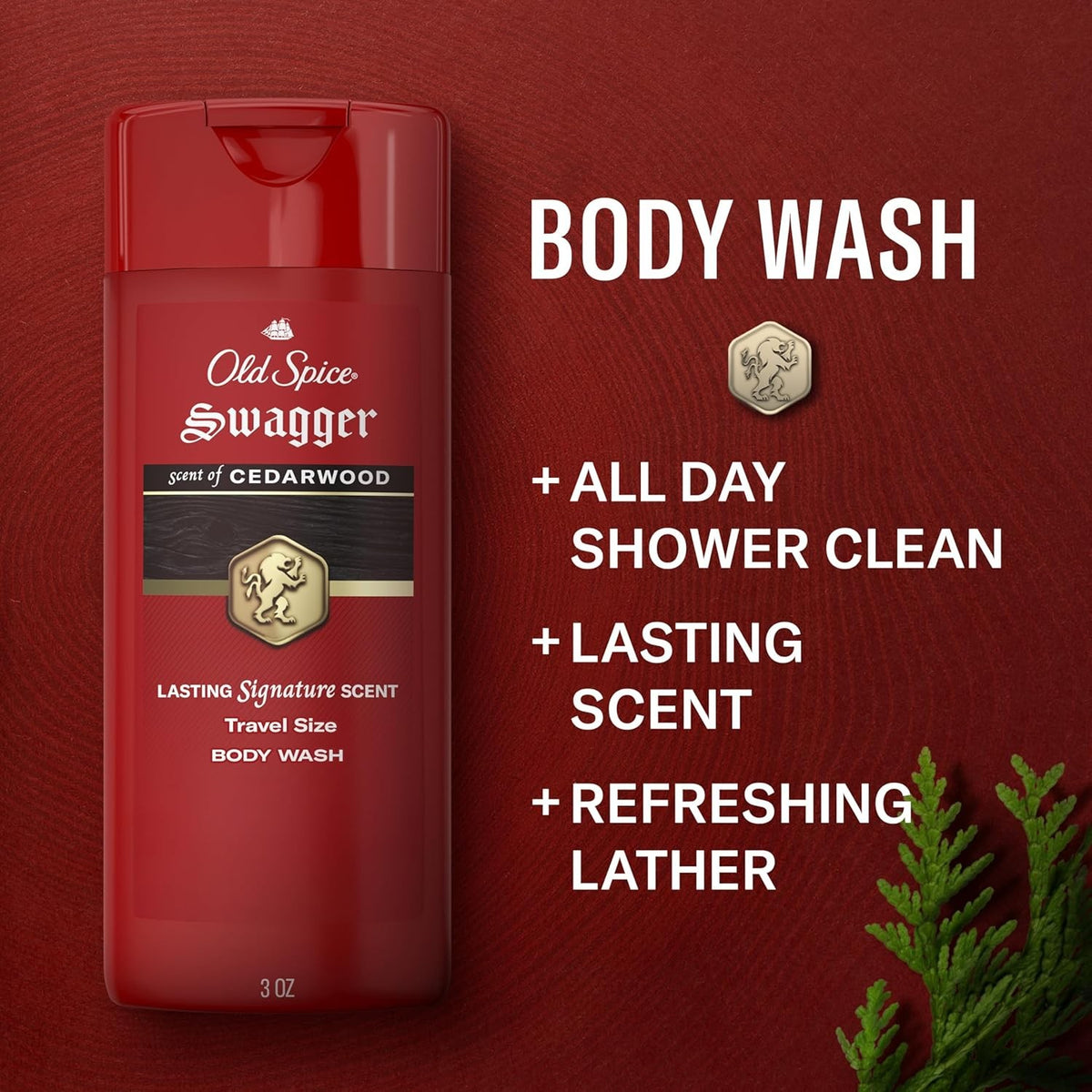 Men's Refreshing Body Wash 3X Defense - Long-Lasting Shower Fresh
