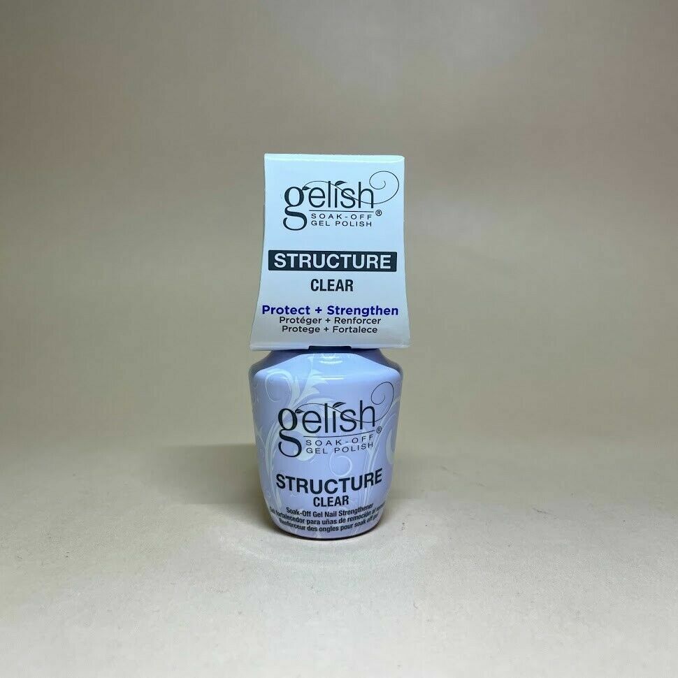 Gelish Brush-On Structure Gel - Clear, Pink & Translucent Nail Strengthener