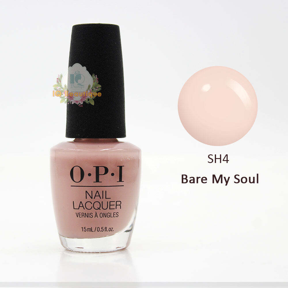 OPI Nail Polish 0.5 Fl Oz - Bare My Soul Long-Lasting, Chip-Resistant