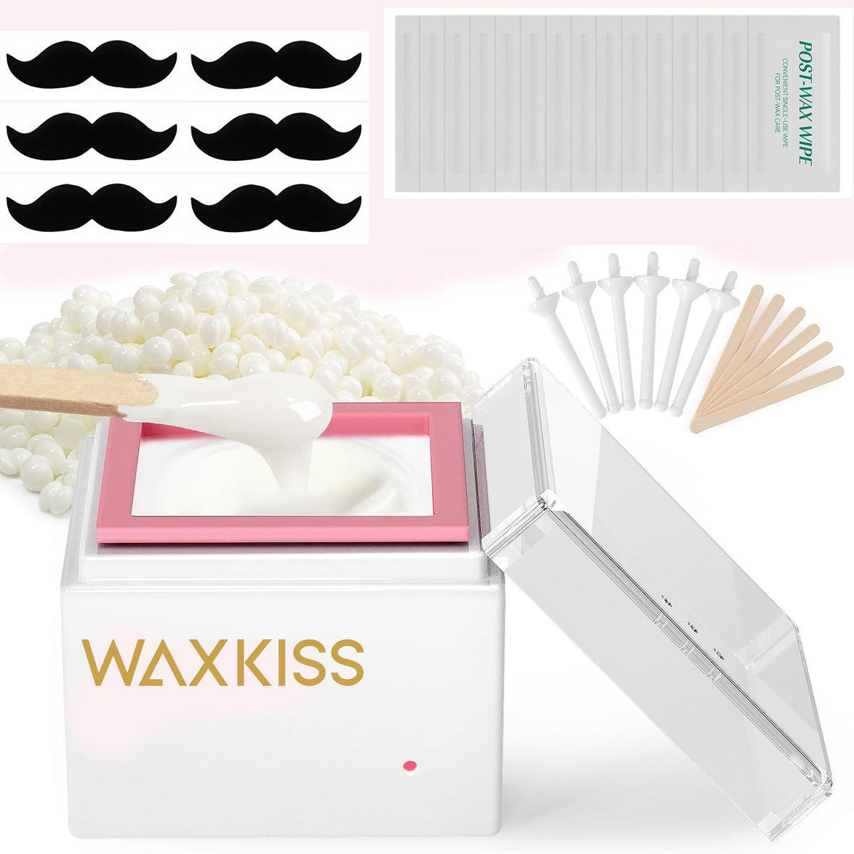 Waxing Kit Wax Heater Warmer with Wax Beans & Accessories for Hair Removal