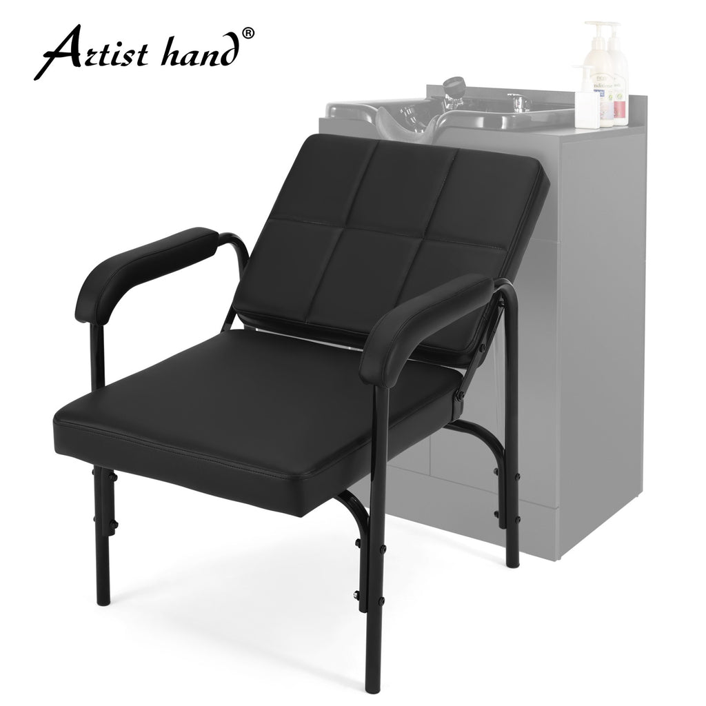 Heavy Duty Auto Reclining Shampoo Chair for Salons & Spas - Black
