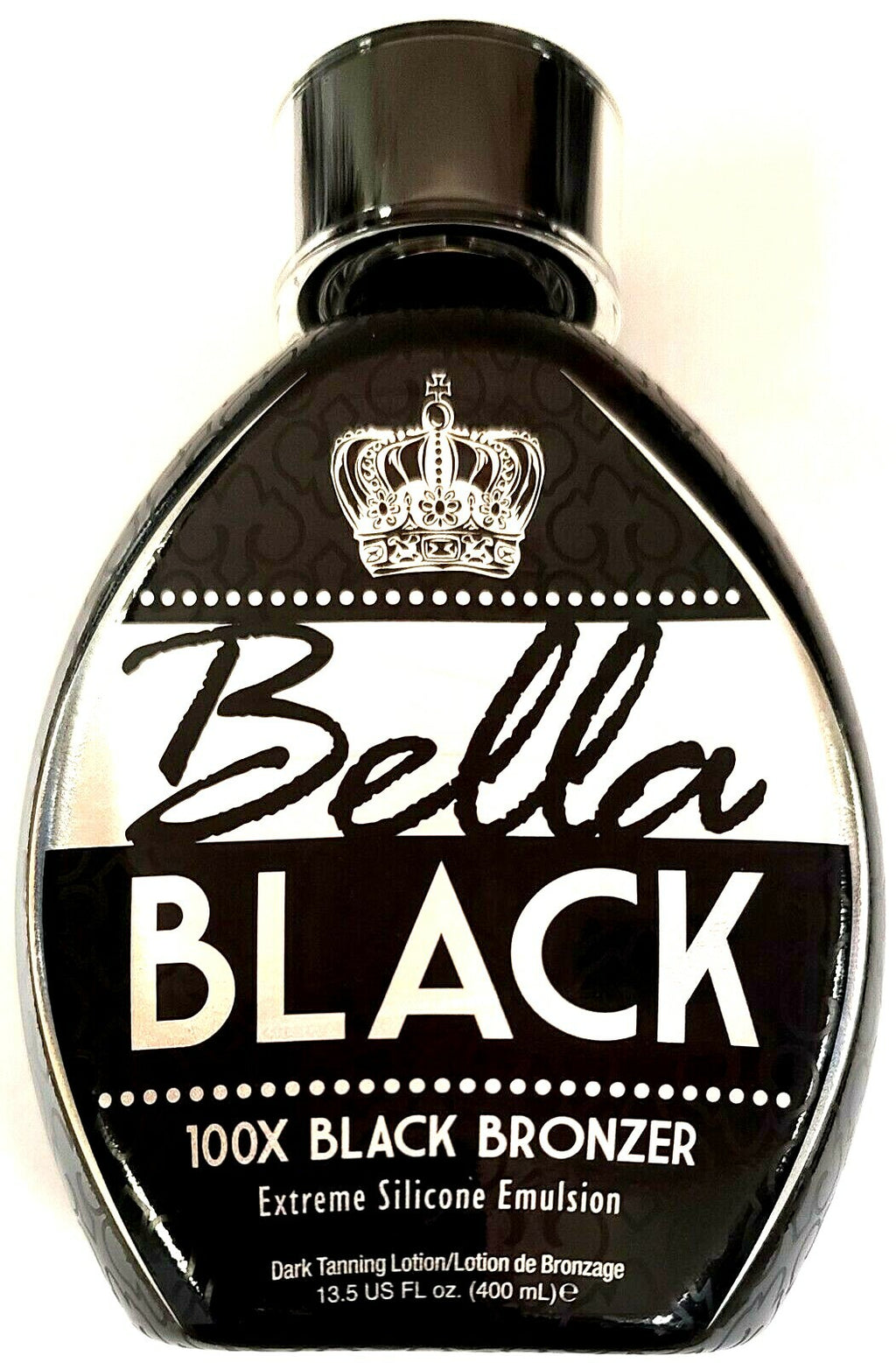 Black Bronzer Tanning Lotion for Indoor & Outdoor Use - Silicone DHA Formula