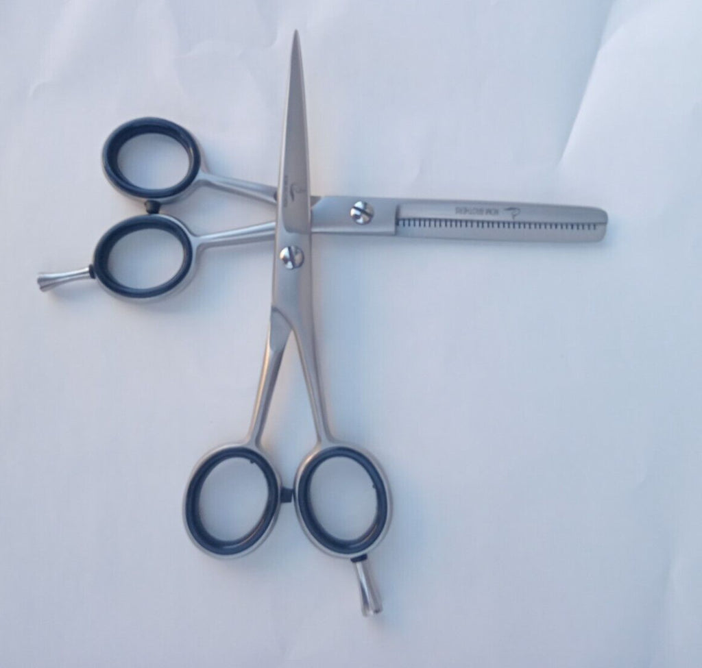 Professional 6-Inch Hair Cutting & Thinning Scissors Set - Barber Shears Kit