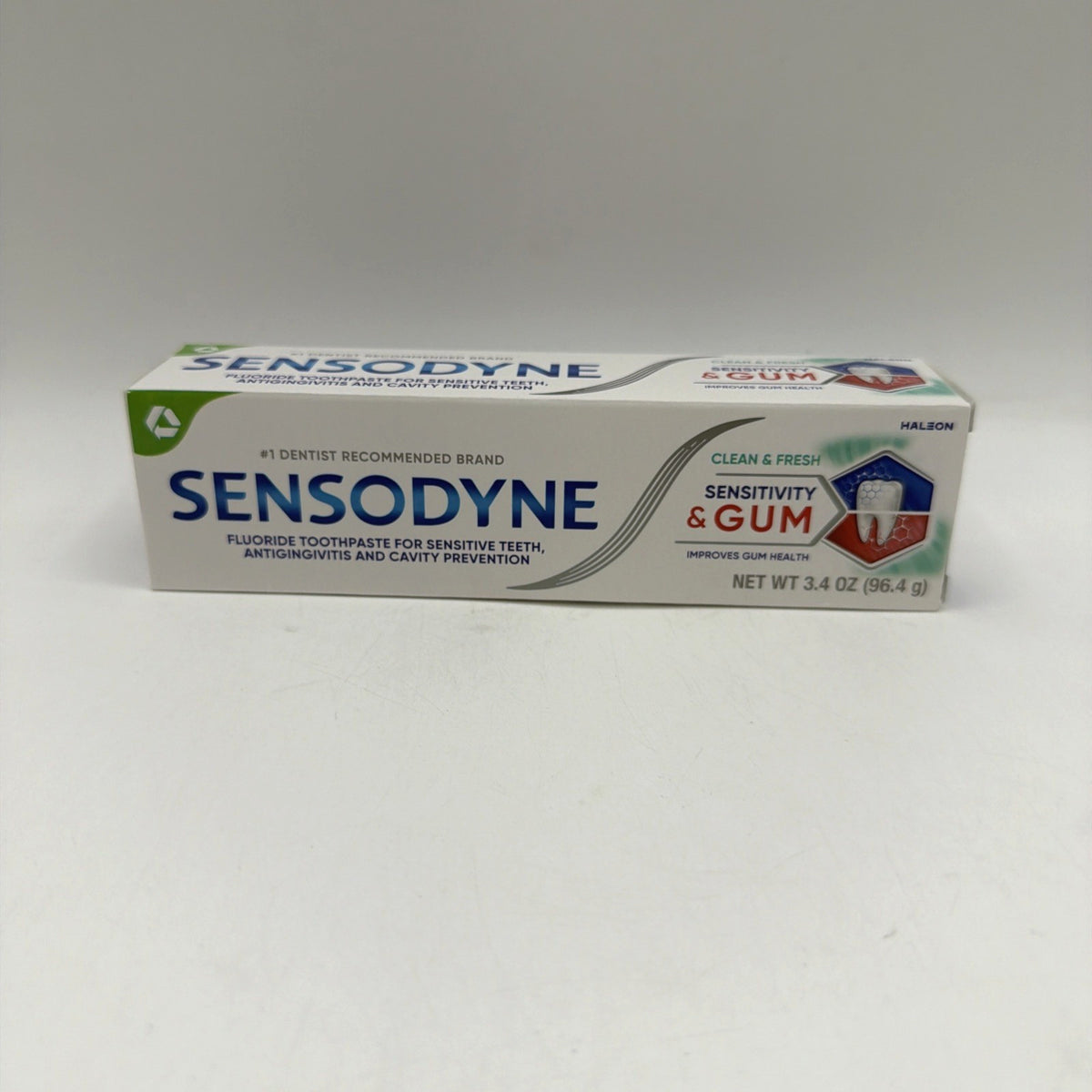 Sensodyne Gum Sensitive Toothpaste Clean & Fresh 3.4 Oz - 2 Pack