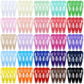 Multicolor Snap Hair Clips for Babies & Toddlers - 100 Pack, 3cm