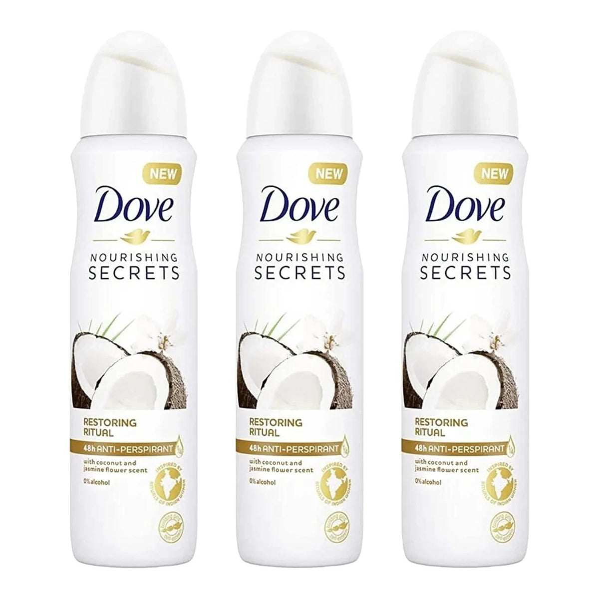 Dove Women's Nourishing Secrets Coconut & Jasmine Deodorant Spray 150ml