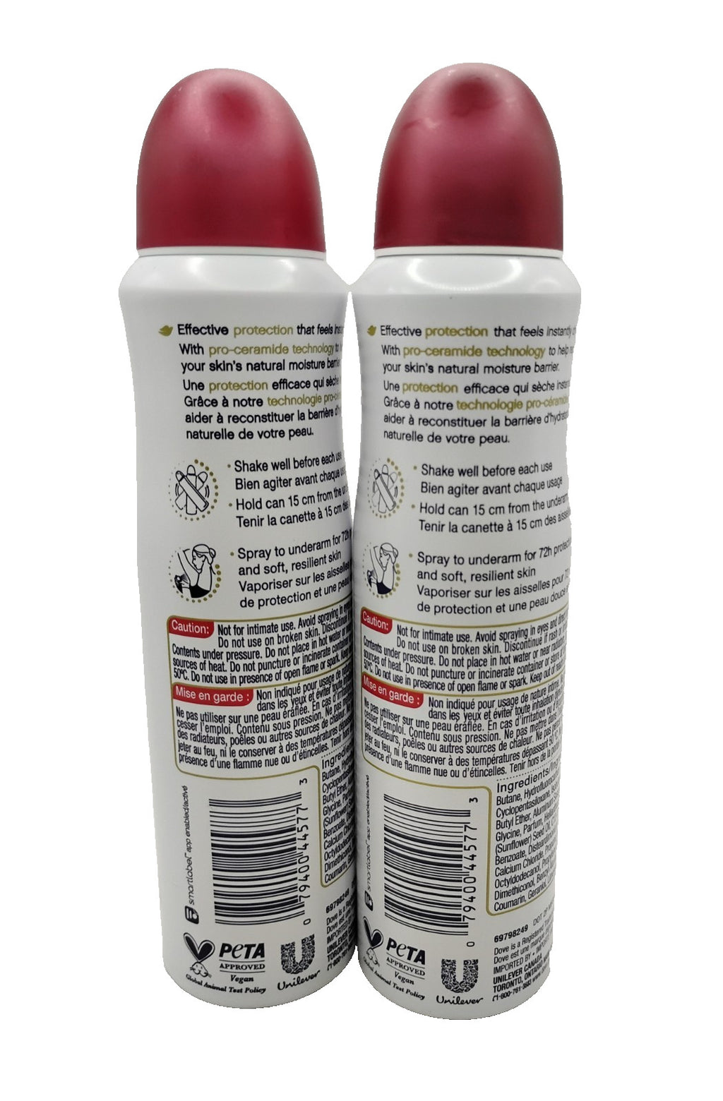 Dove Men’s Dry Spray Antiperspirant 3.8 oz Pack of 2 - Fast & Fresh