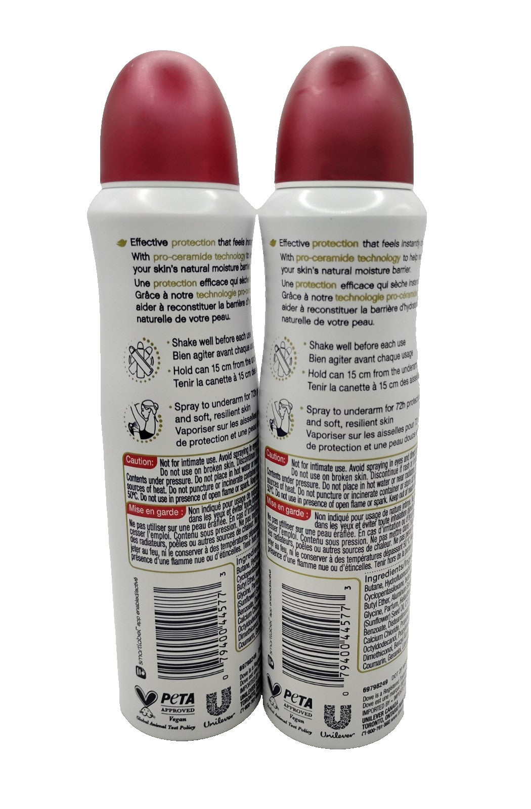 Dove Men’s Dry Spray Antiperspirant 3.8 oz Pack of 2 - Fast & Fresh