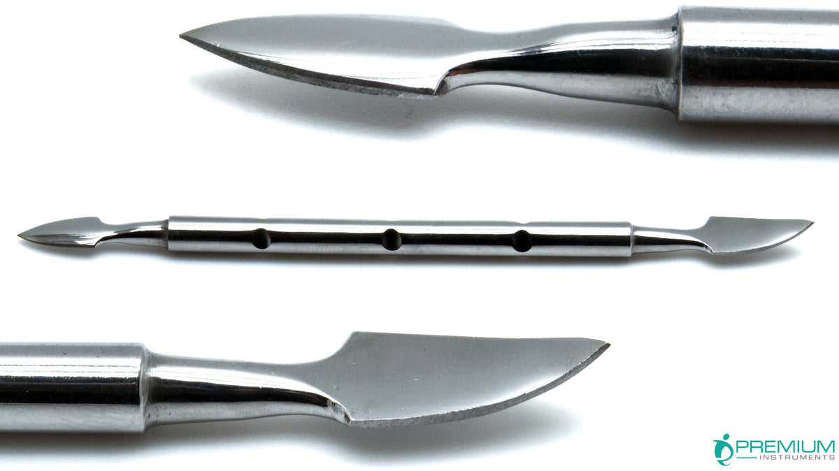 Set of 4 Stainless Steel Nail Pushers & Cuticle Removers for Manicure Pedicure