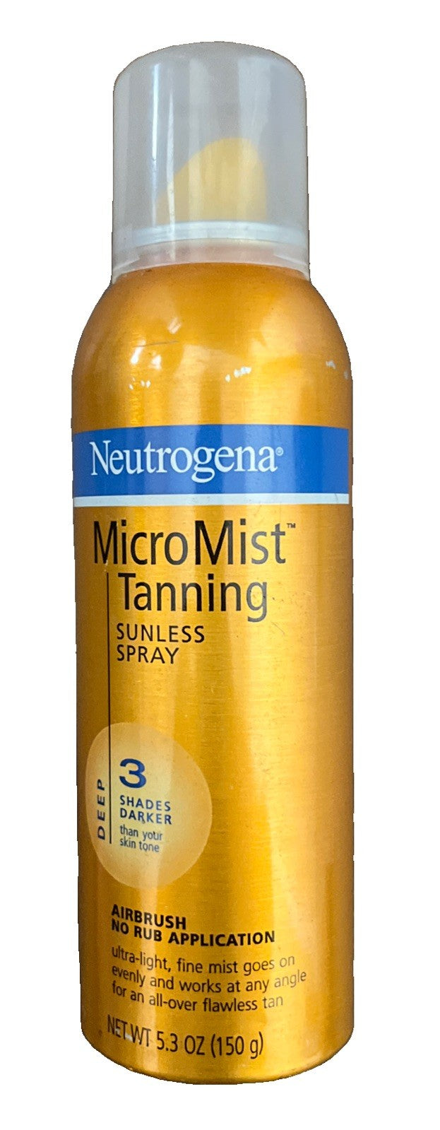 Sunless Tanning Spray Deep Bronze 5.3 oz Airbrush Mist for Natural Glow