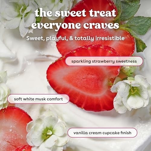 Strawberry Body Wash, Body Mist & Lotion Set - Fragrance Gift Set