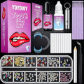 Professional Tooth Gem Kit with UV Light - Teeth Jewelry & Smile Enhancement