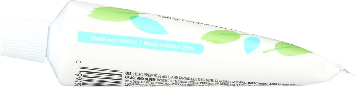 Cruelty-Free Travel Toothpaste 3 oz - Natural Mint, Fluoride-Free, Plant-Derived