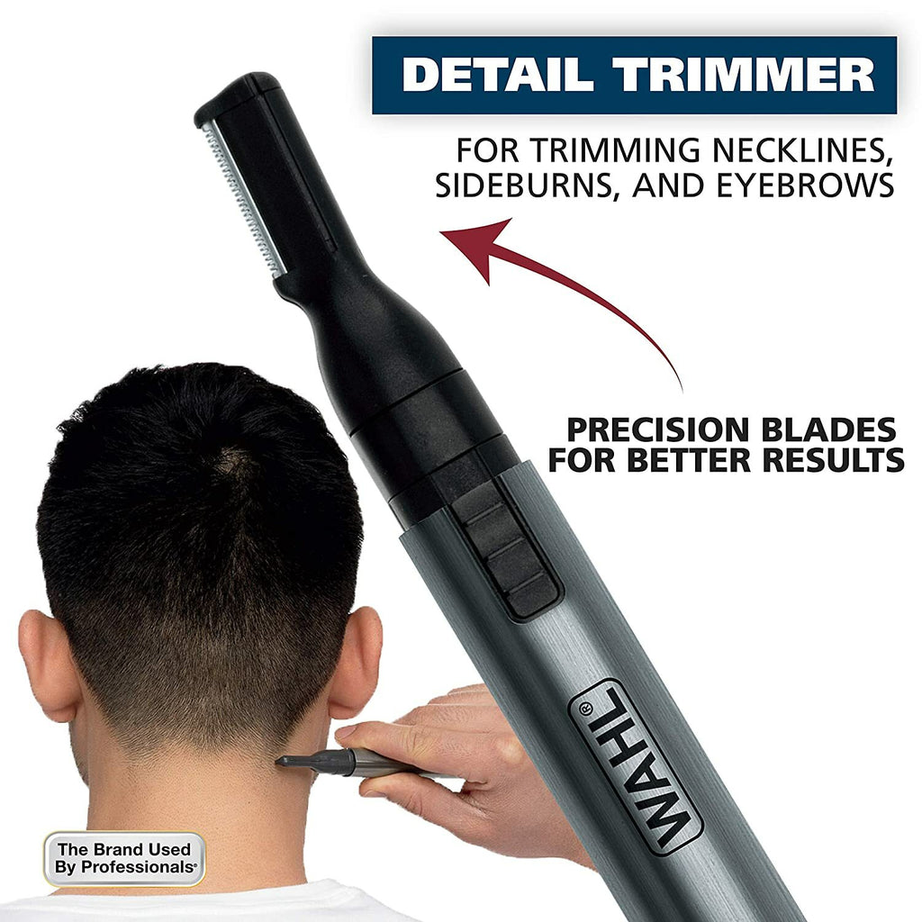 Nose Ear Hair Trimmer - Wet Dry Micro Detailer with Precision Blades