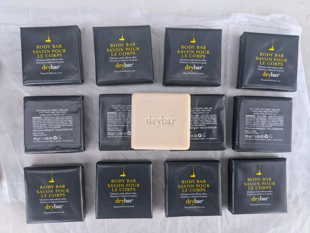 Travel Size Body Soap Bars - 12 Pack, Gentle Cleansing & Softening