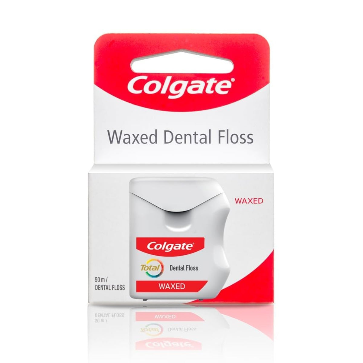 Colgate Charcoal Mint Dental Floss 2 Pack Waxed Nylon Dispenser for Oral Hygiene