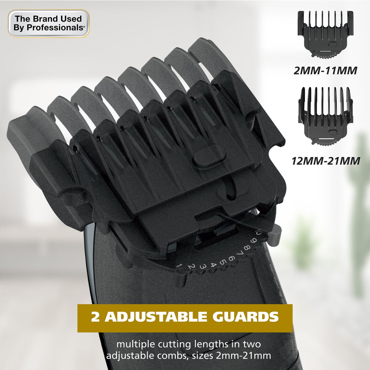 Rechargeable Men's Trimmer Kit with Attachments - Face, Body & Nose Grooming