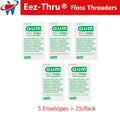 Dental Floss Threaders 50-200X for Braces Bridges Implants - Pack of 50 Pieces