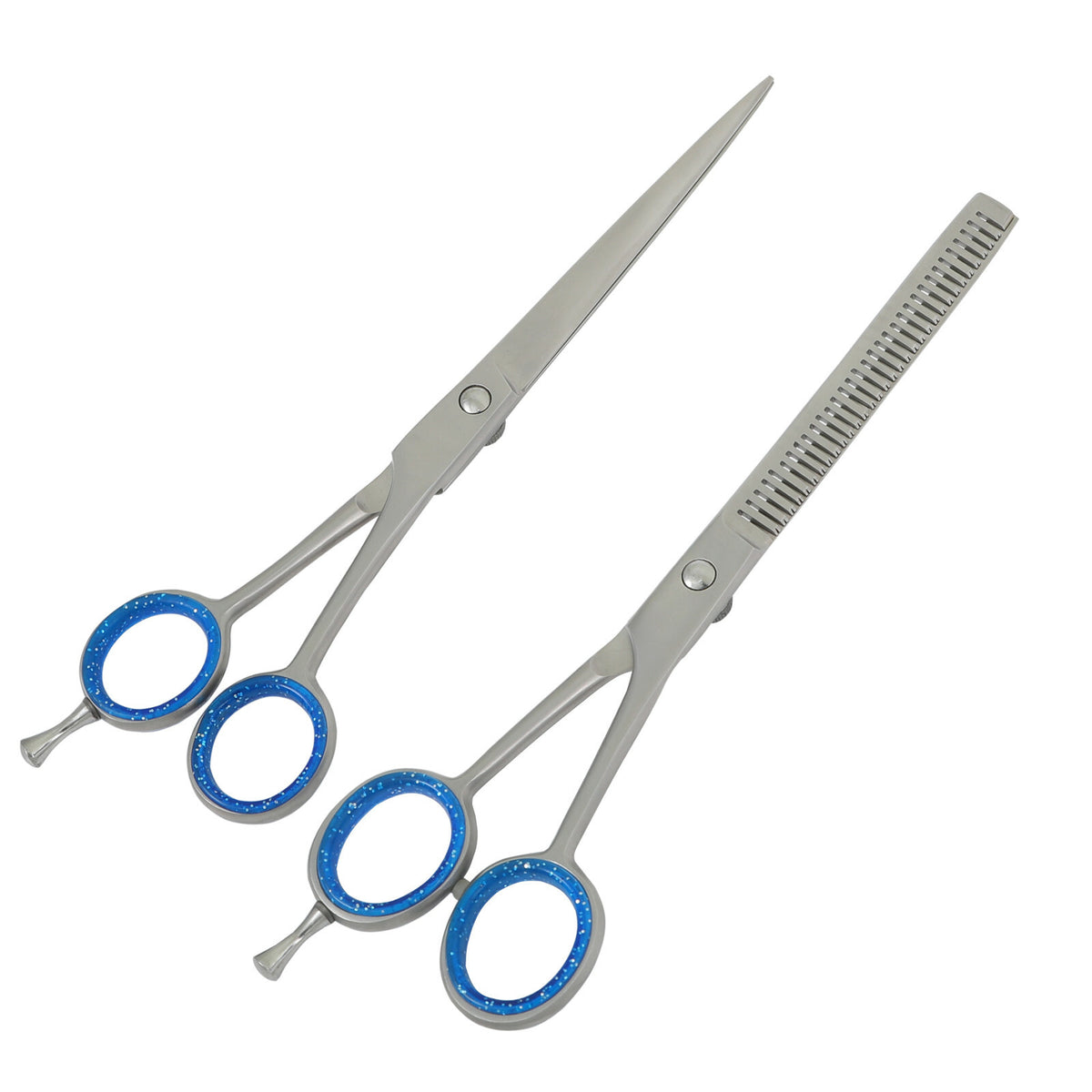 7-Inch Professional Hair Cutting Scissors & Thinning Shears Set for Barbers