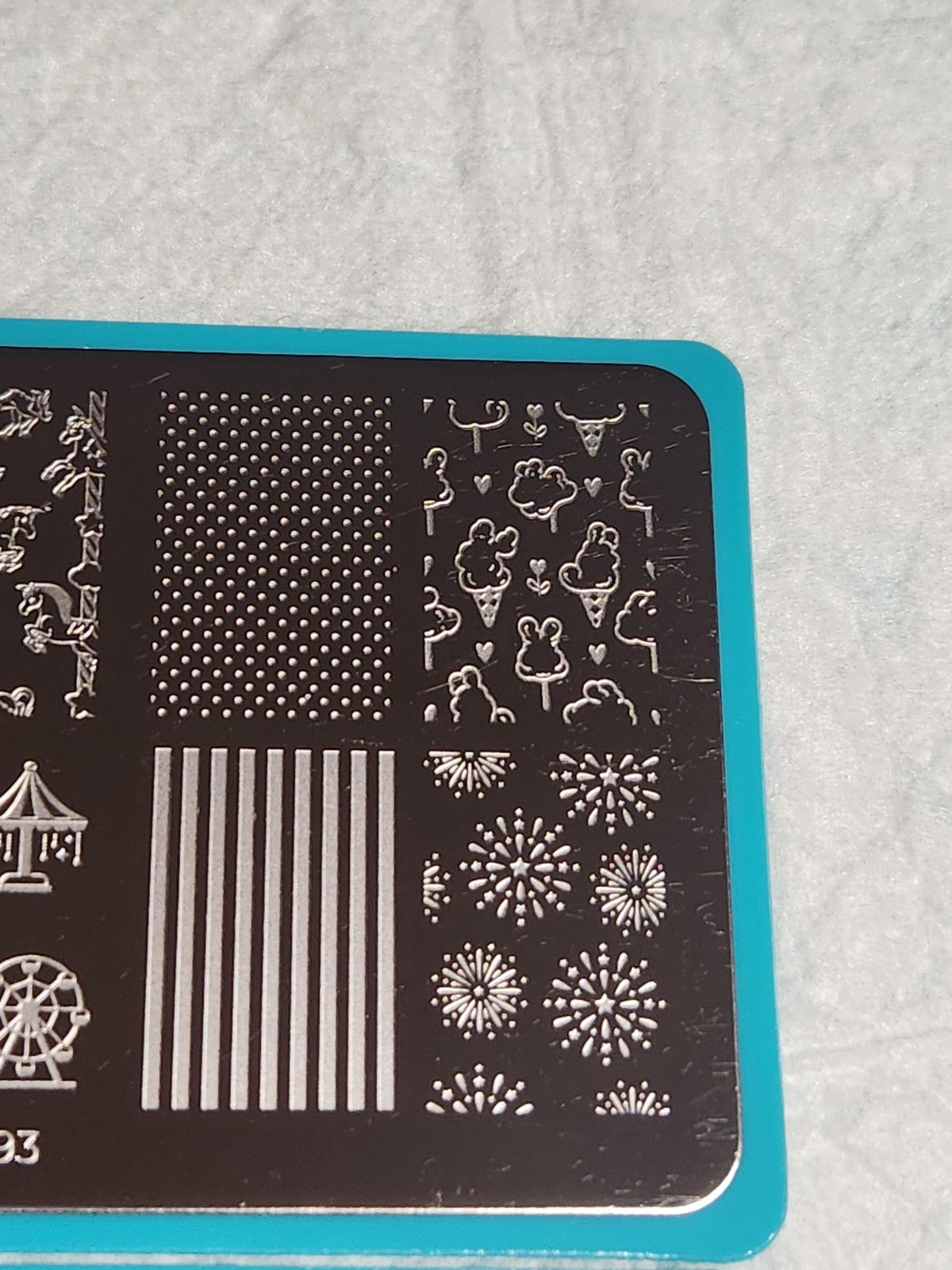 Maniology Nail Stamping Plate Set MXM093 & MXM094 - Nail Art Tools
