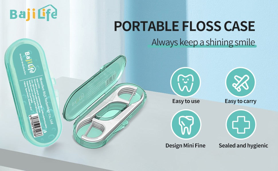 228 Count Dental Floss Picks Set with Portable Cases for Adults & Kids