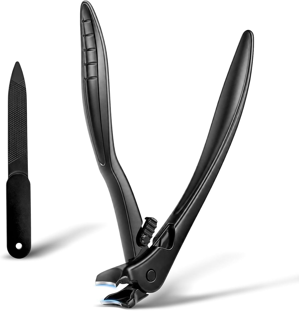 Senior Wide Jaw Angled Nail Clipper for Thick Nails - Ergonomic Handle