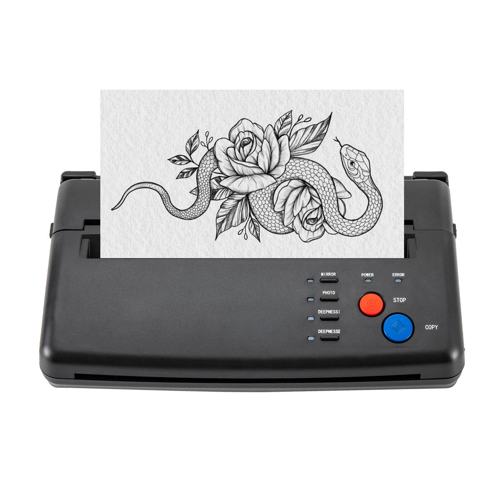 Tattoo Transfer Stencil Printer for A4 Paper - High-Definition Mirror Copy Machine