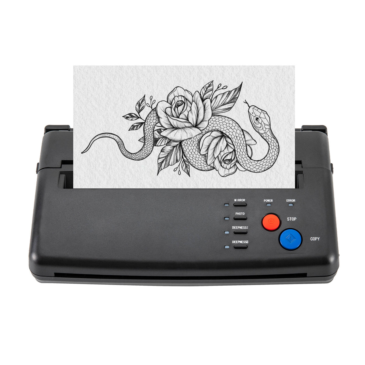 Tattoo Transfer Stencil Printer for A4 Paper - High-Definition Mirror Copy Machine