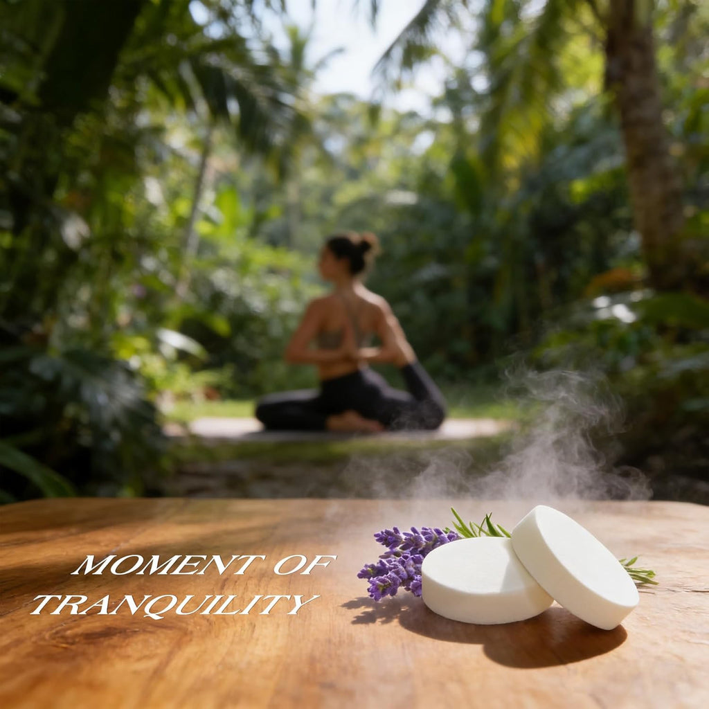 Aromatherapy Shower Steamers Set - 10 Natural Relaxation Bath Fizzers for Stress Relief