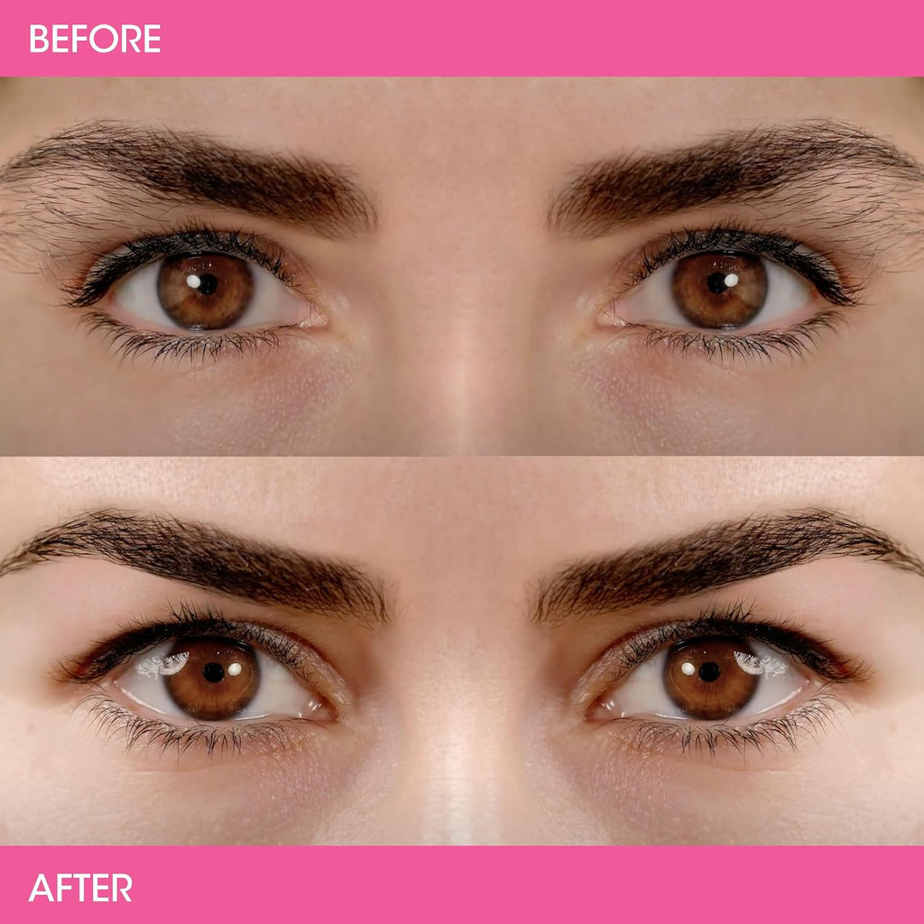 Eyebrow Wax Strips Kit for Hair Removal, 6 Templates & Skin Shield
