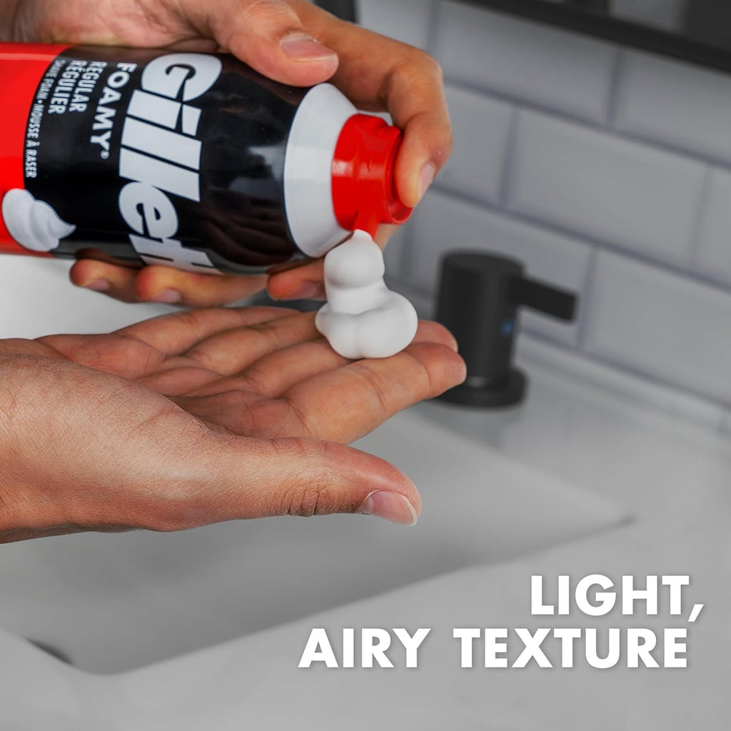 Men's Shaving Foam - Gillette Classic Protects Against Irritation 35% More Foam